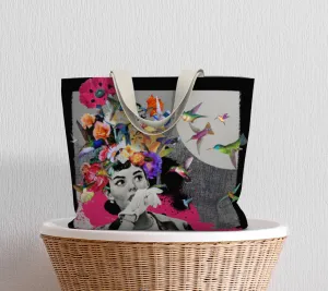 Oldfield Art - "What's The Word Hummingbird?" Deluxe Tote
