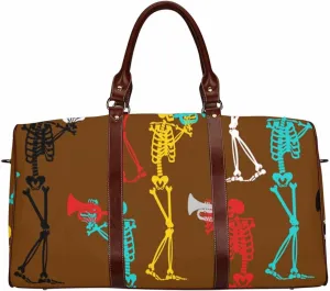 Overnight Bags For Women Travel Skull And Horn Sport Duffel Bag, Waterproof Travel Weekender Overnight Carry On Bag For Yoga(Type-1,18.62"x 8.5"x 9.65")