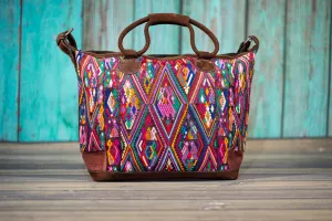 Overnighter Tote Bag Cross Body Purse Diaper Bag Carnivale