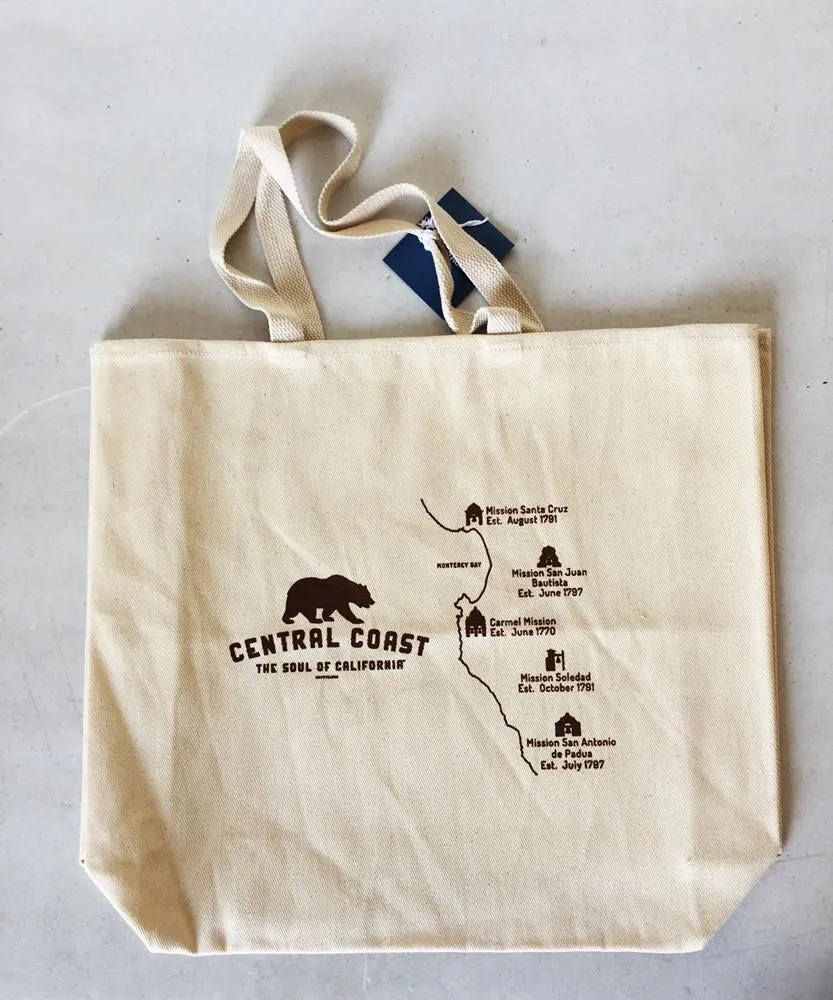 Oversized Jumbo 100% Twill Cotton Tote Bag - Made in USA