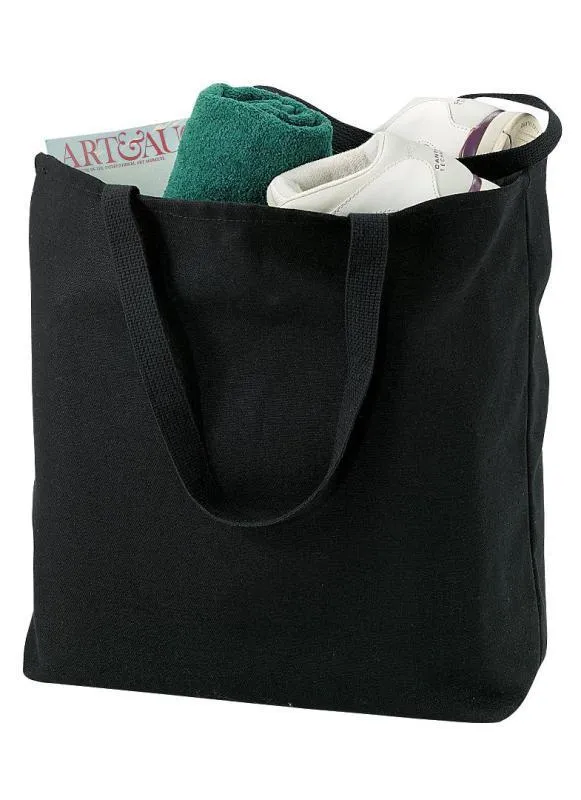 Oversized Jumbo 100% Twill Cotton Tote Bag - Made in USA
