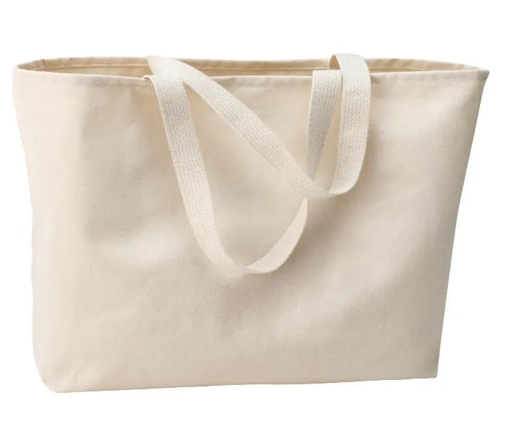 Oversized Jumbo 100% Twill Cotton Tote Bag - Made in USA