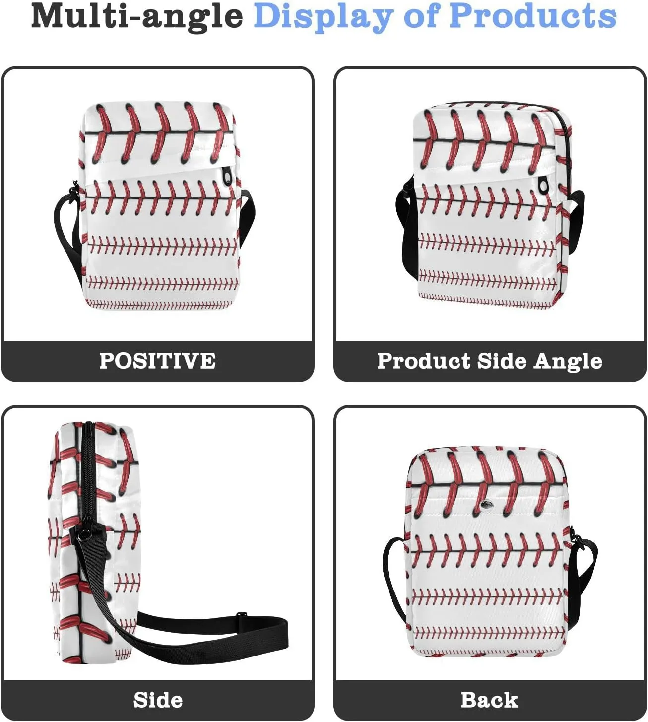 Oyihfvs Messenger Bag, Men's Crossbody Bag, Women's Crossbody Bag with Adjustable Strap