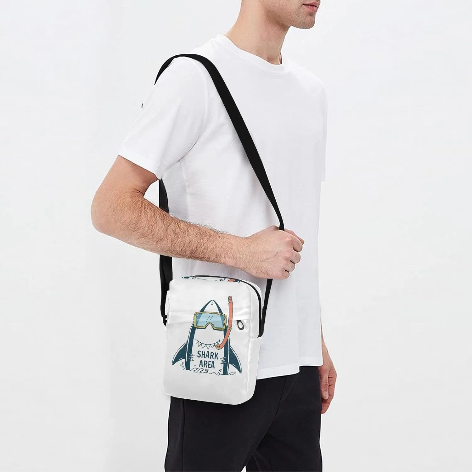Oyihfvs Messenger Bag, Men's Crossbody Bag, Women's Crossbody Bag with Adjustable Strap