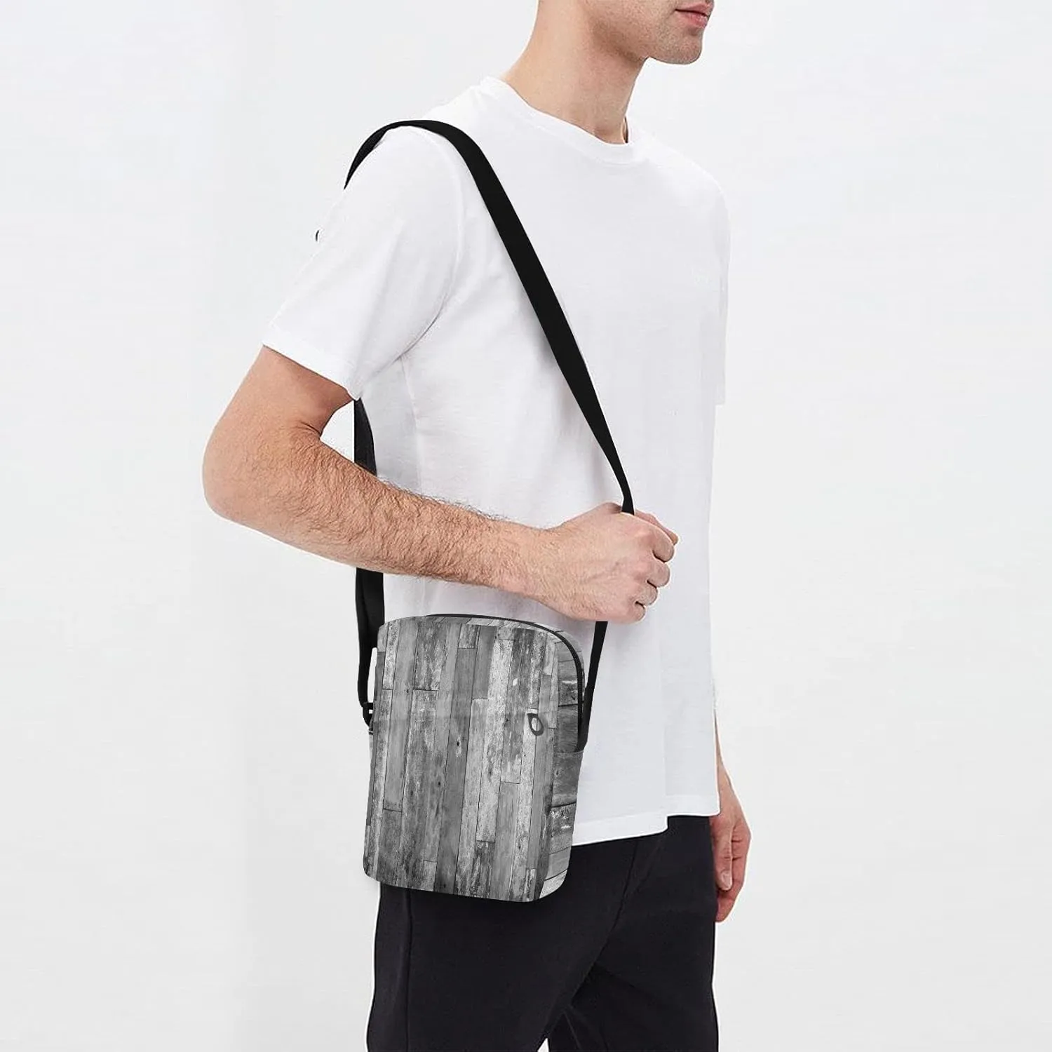 Oyihfvs Messenger Bag, Men's Crossbody Bag, Women's Crossbody Bag with Adjustable Strap
