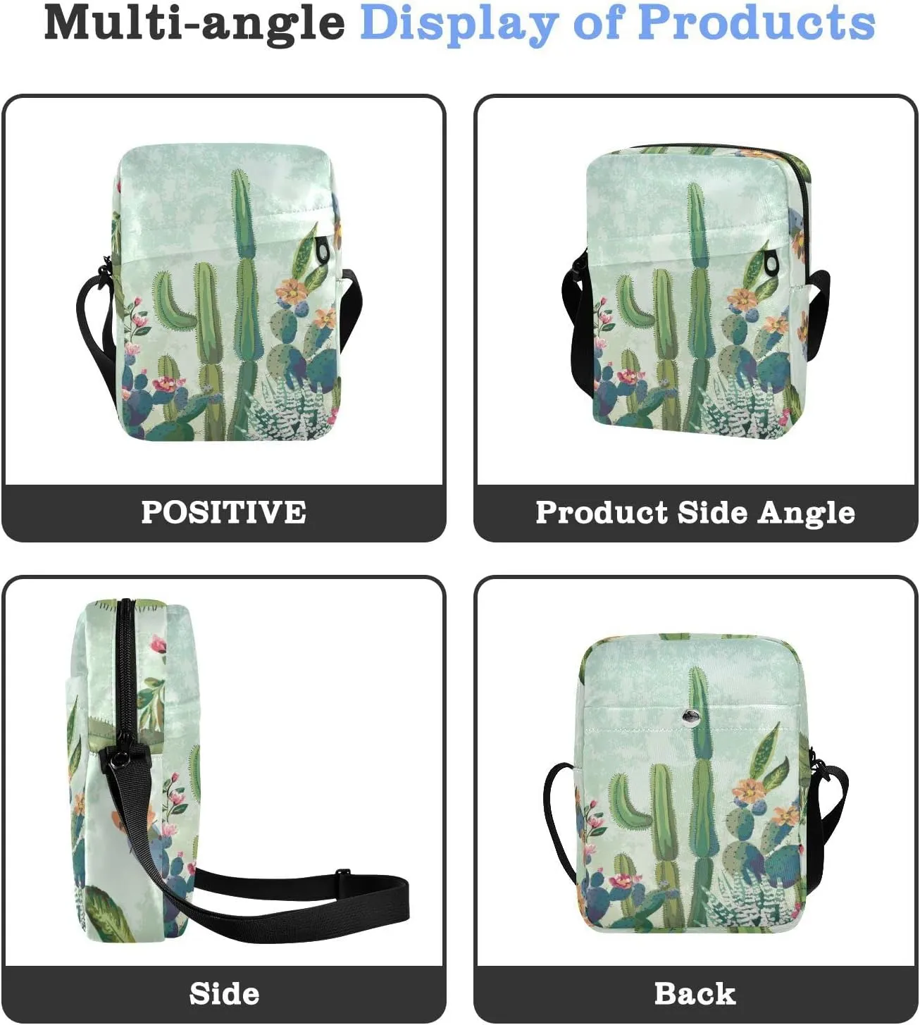 Oyihfvs Messenger Bag, Men's Crossbody Bag, Women's Crossbody Bag with Adjustable Strap