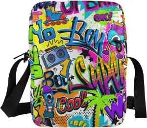 Oyihfvs Messenger Bag, Men's Crossbody Bag, Women's Crossbody Bag with Adjustable Strap