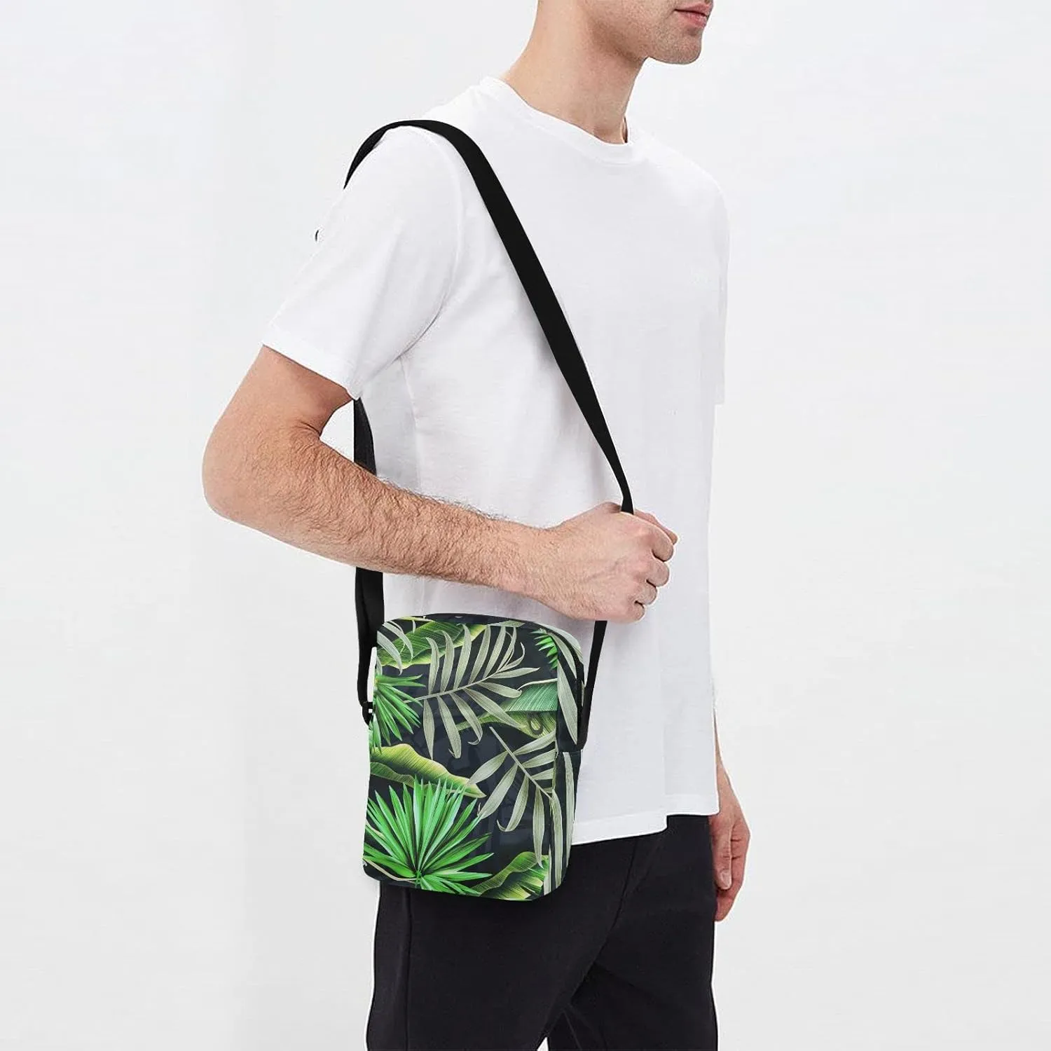Oyihfvs Messenger Bag, Men's Crossbody Bag, Women's Crossbody Bag with Adjustable Strap