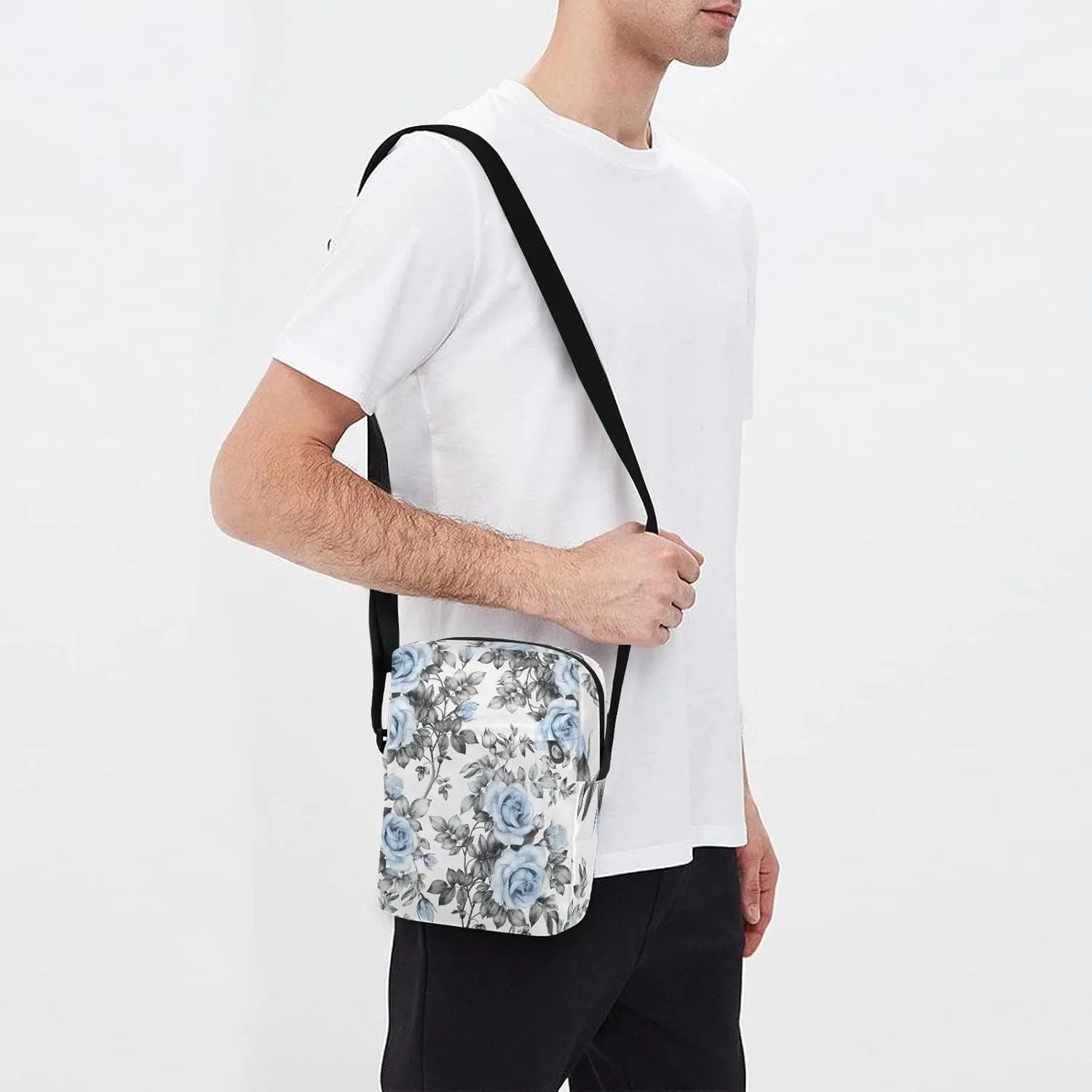 Oyihfvs Messenger Bag, Men's Crossbody Bag, Women's Crossbody Bag with Adjustable Strap