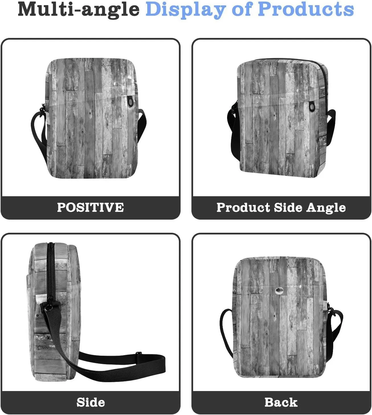 Oyihfvs Messenger Bag, Men's Crossbody Bag, Women's Crossbody Bag with Adjustable Strap