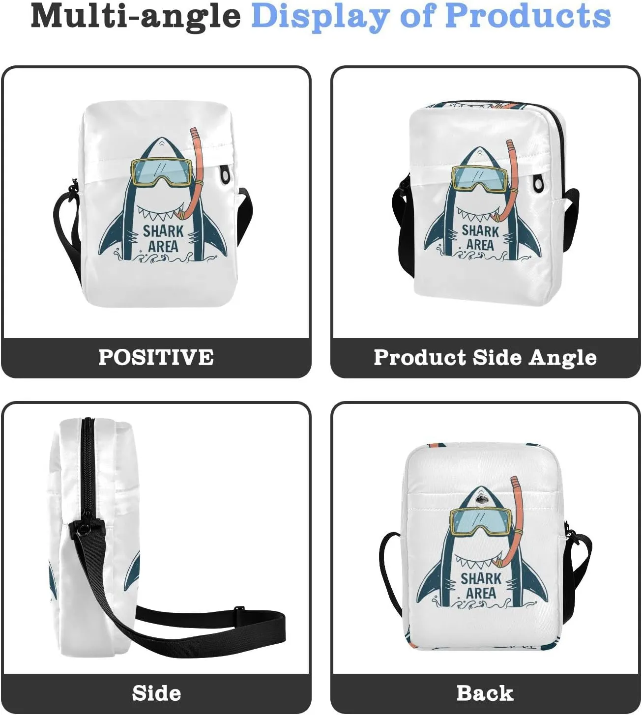 Oyihfvs Messenger Bag, Men's Crossbody Bag, Women's Crossbody Bag with Adjustable Strap