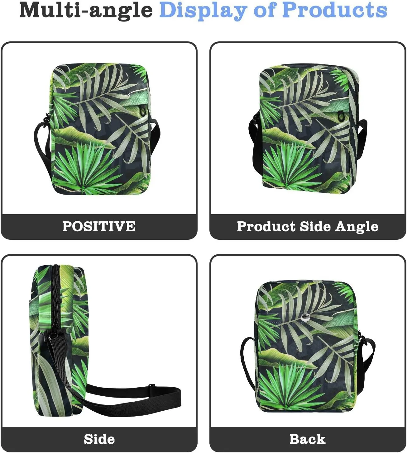 Oyihfvs Messenger Bag, Men's Crossbody Bag, Women's Crossbody Bag with Adjustable Strap