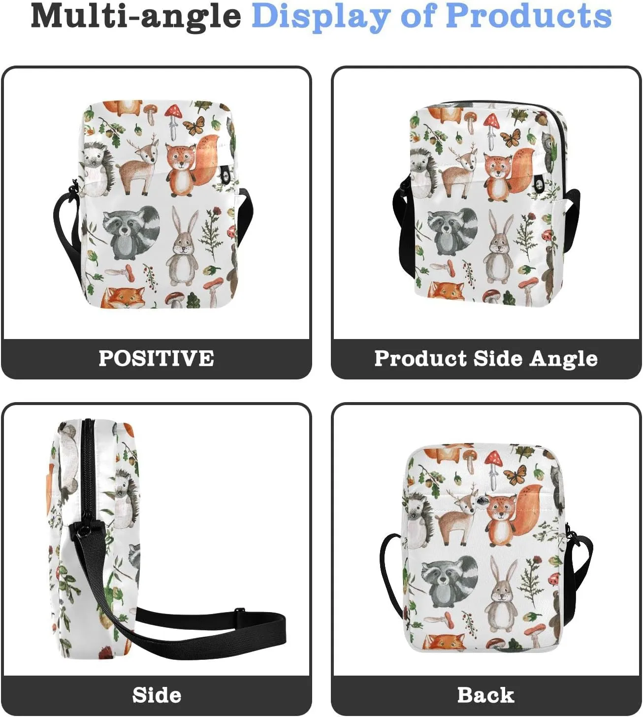 Oyihfvs Messenger Bag, Men's Crossbody Bag, Women's Crossbody Bag with Adjustable Strap