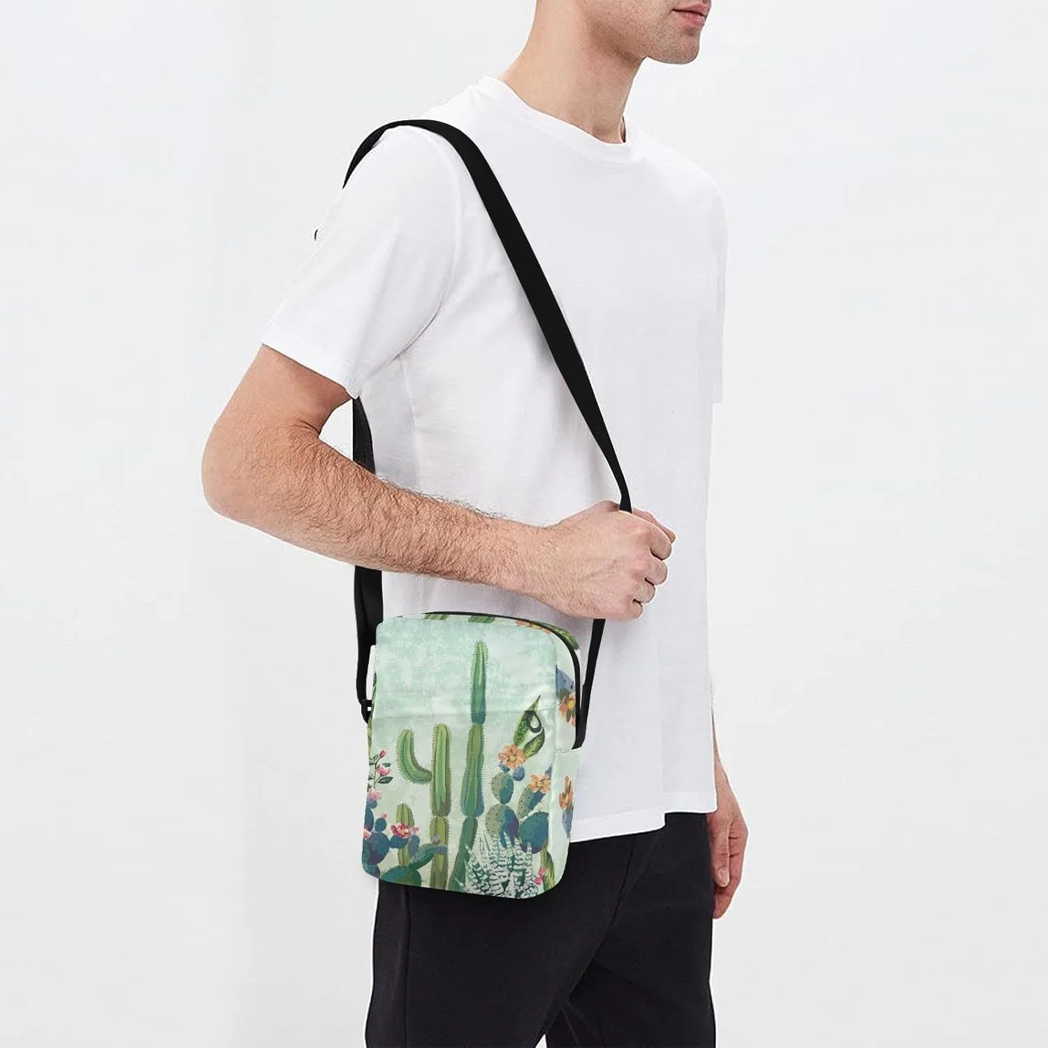 Oyihfvs Messenger Bag, Men's Crossbody Bag, Women's Crossbody Bag with Adjustable Strap