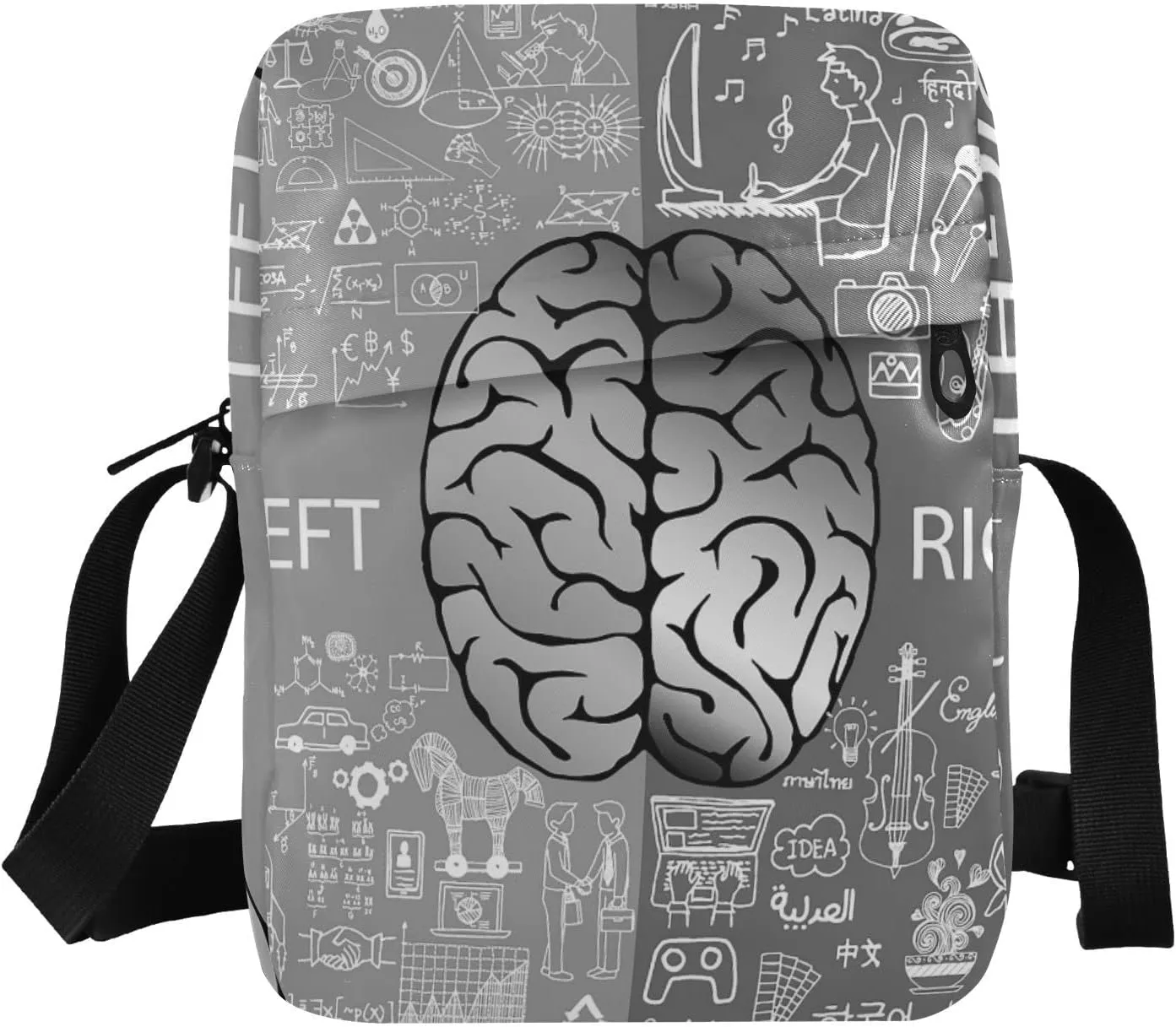 Oyihfvs Messenger Bag, Men's Crossbody Bag, Women's Crossbody Bag with Adjustable Strap