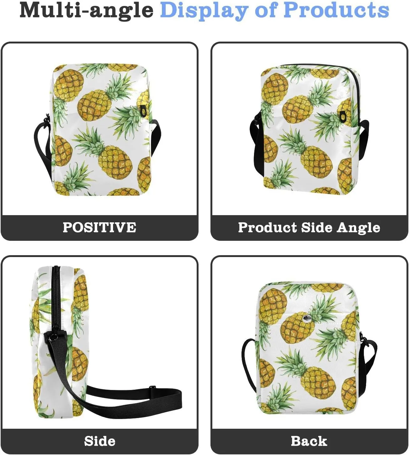 Oyihfvs Messenger Bag, Men's Crossbody Bag, Women's Crossbody Bag with Adjustable Strap