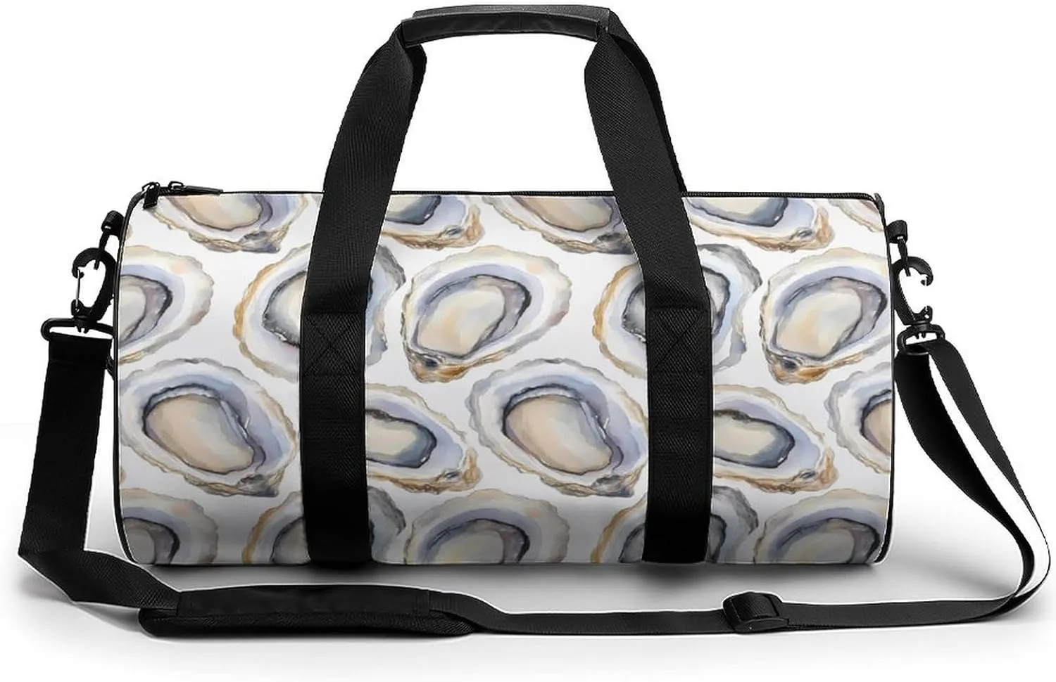 Oyster Novelty Large Duffel Bag Lightweight Gym Bag Travel Tote Bags