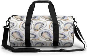 Oyster Novelty Large Duffel Bag Lightweight Gym Bag Travel Tote Bags