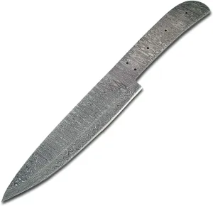 PAL 2000 KNIVES Custom Handmade Damascus Steel Hunting Knife Kit Blank Blade 6085