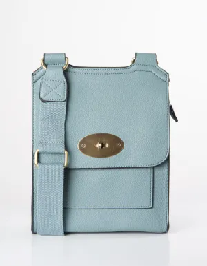Pale Blue Messenger Bag