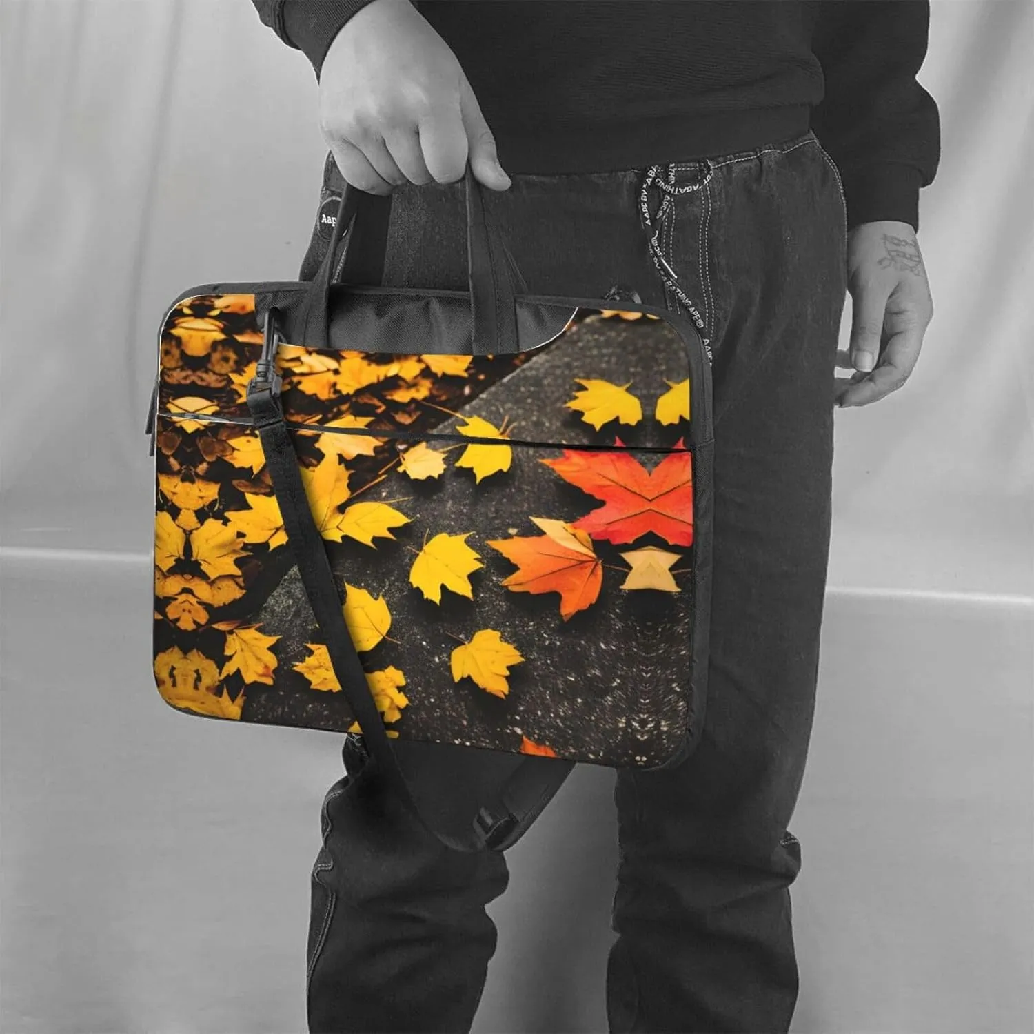 Paris Eiffel Tower Stylish And Lightweight Laptop Messenger Bag,Handbag,Briefcase,Perfect For Business Travel
