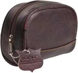 Parker Deluxe Leather SMALL Toiletry Bag (Dopp Kit)