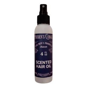 Payden's Cobalt Vanilla Sweet Suede For Men Scented Hair Oil, 4 Oz