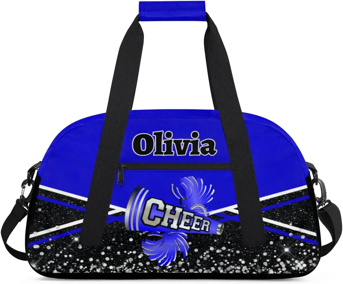 Personalized Cheer Bag Sport Duffel Bag Dance Bag for Girl Gifts, Overnight Duffel Bags Cheerleader for Kids Personalized Gymnastics Duffel Bag Cheerleading Gifts