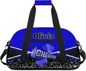 Personalized Cheer Bag Sport Duffel Bag Dance Bag for Girl Gifts, Overnight Duffel Bags Cheerleader for Kids Personalized Gymnastics Duffel Bag Cheerleading Gifts