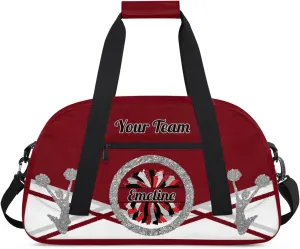 Personalized Cheerleader Bag Dance Bag for Girl, Overnight Duffel Bags Cheerleader for Kids Personalized Sport Gym Bag, Gymnastics Duffel Bag - Cheerleading Gifts