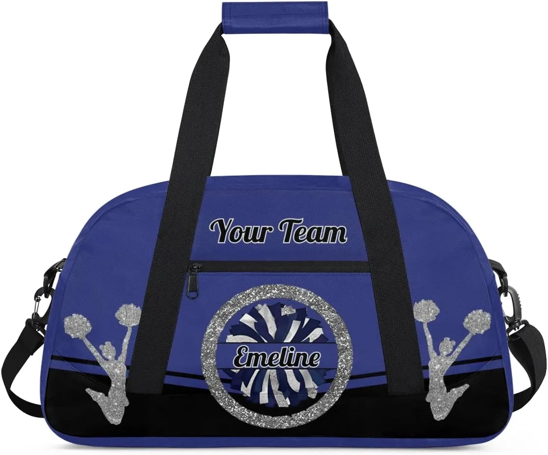 Personalized Cheerleader Bag Dance Bag for Girl, Overnight Duffel Bags Cheerleader for Kids Personalized Sport Gym Bag, Gymnastics Duffel Bag - Cheerleading Gifts