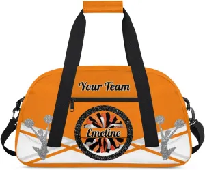Personalized Cheerleader Bag Dance Bag for Girl, Overnight Duffel Bags Cheerleader for Kids Personalized Sport Gym Bag, Gymnastics Duffel Bag - Cheerleading Gifts