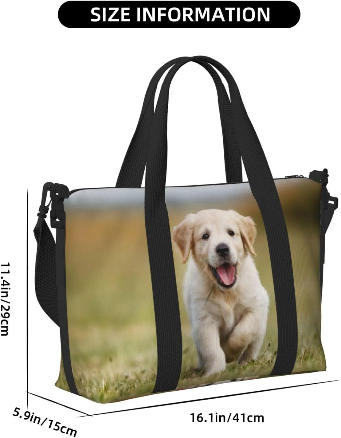 Personalized Custom Gym Travel Sports Duffle Bag for Women & Men, Customized Photo Text Getaway Weekend Overnight Bag