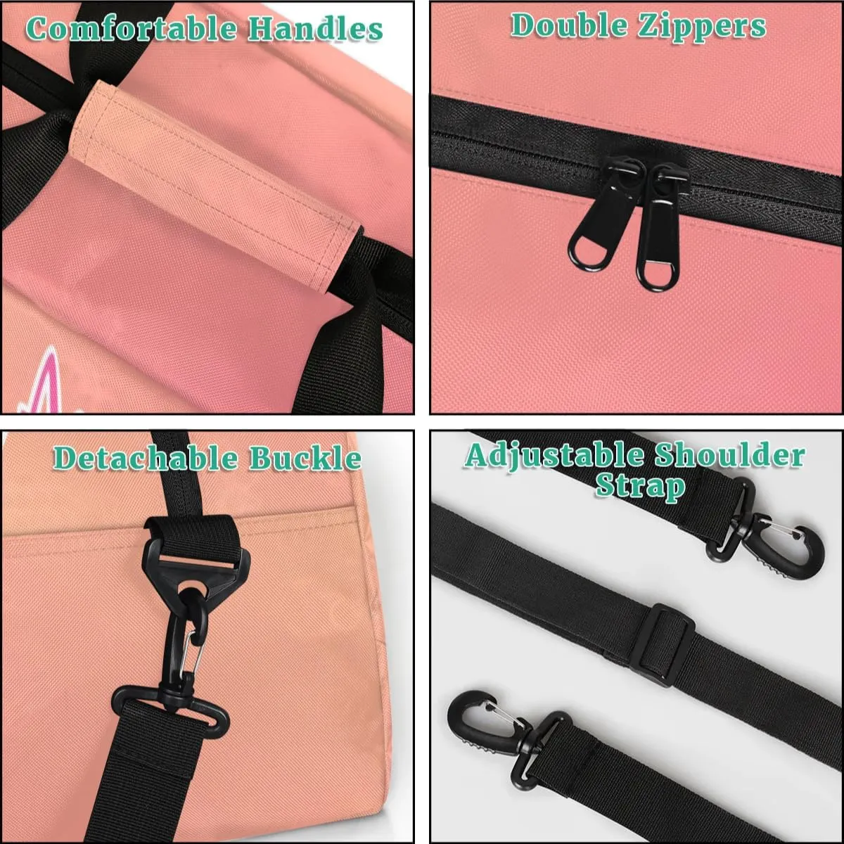 Personalized Dance Bag Cheerleading Bag for Girl Gifts, Overnight Duffel Bags Cheerleader for Kids Personalized Sport Gym Bag, Gymnastics Duffel Bag