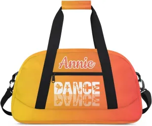 Personalized Dance Bag Cheerleading Bag for Girl Gifts, Overnight Duffel Bags Cheerleader for Kids Personalized Sport Gym Bag, Gymnastics Duffel Bag