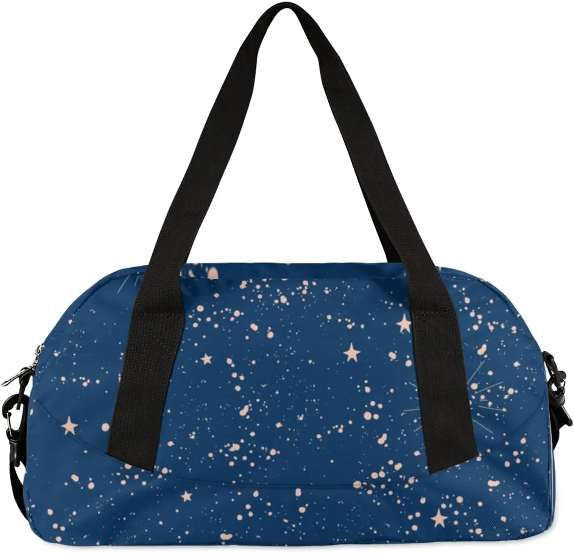 Personalized Dance Bag Gym Bag for Girls, Custom Sports Duffel Bag for Kids, Weekender Bags Travel Duffle Bag, Dancing with The Moon
