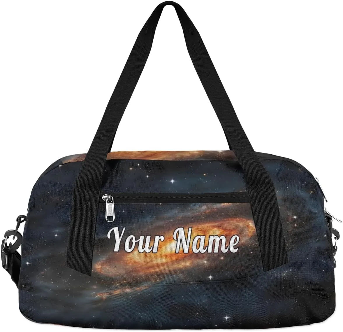 Personalized Kids Duffel Bag Universe Star Space,Custom Sport Gym Bag for Boys Girls,WWeekender Overnight Bags Travel Duffel Bag,Customized Kids Gift