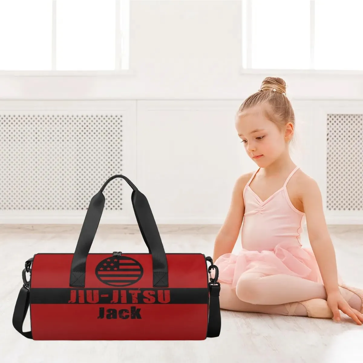 Personalized-Martial-Arts-Gear-Bag for Karate Teakwondo, Custom Jiujitsu Bag for Boys, Karate Teakwondo Bag for Gear Waterproof Lightweight Large USA