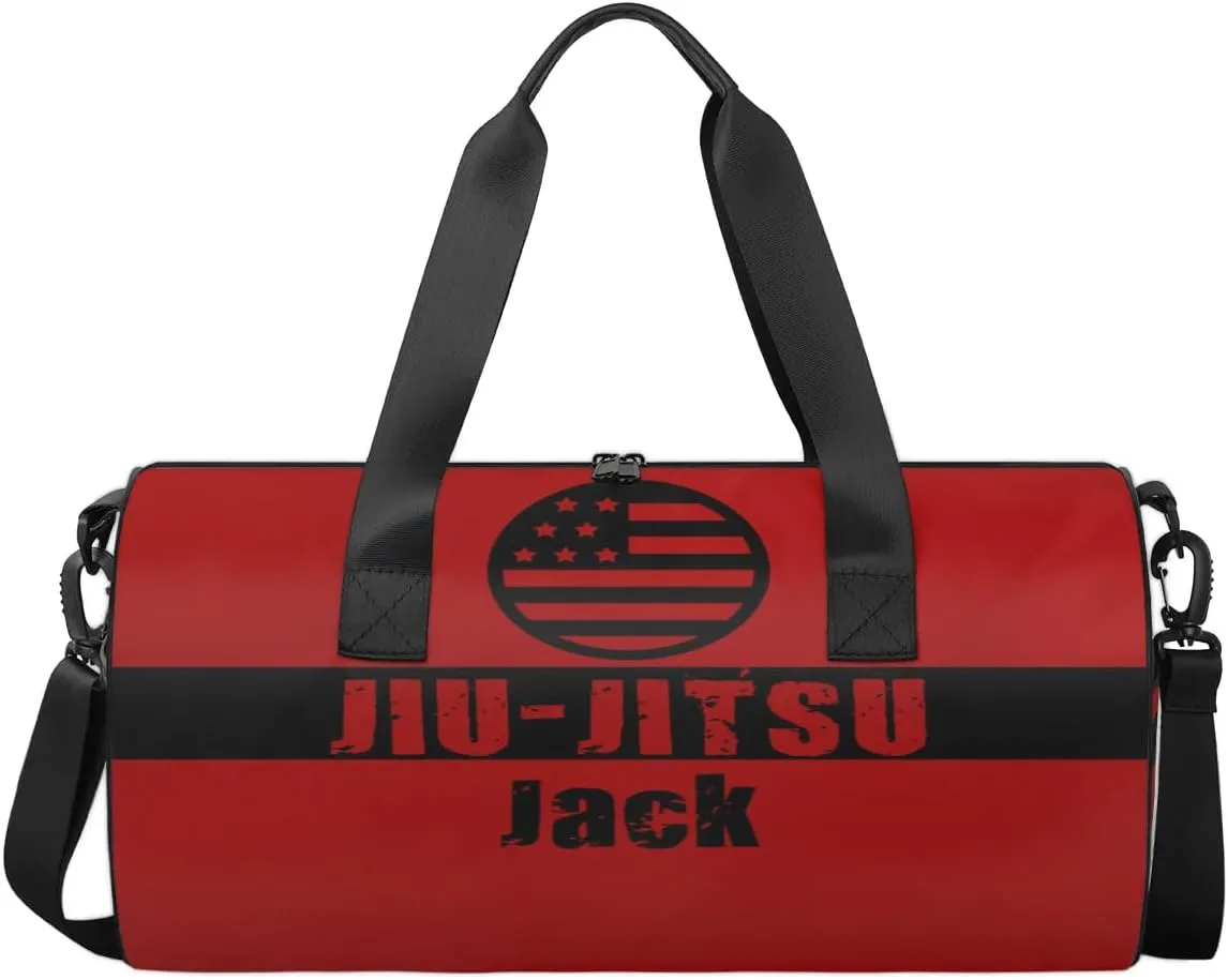 Personalized-Martial-Arts-Gear-Bag for Karate Teakwondo, Custom Jiujitsu Bag for Boys, Karate Teakwondo Bag for Gear Waterproof Lightweight Large USA