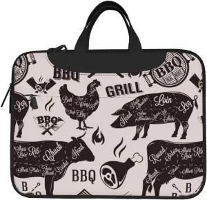 Peynir Beef Meat Cuts Barbecue Brisket Laptop Bag Shoulder Messenger Bag Computer Briefcase Bag For Business Office Work