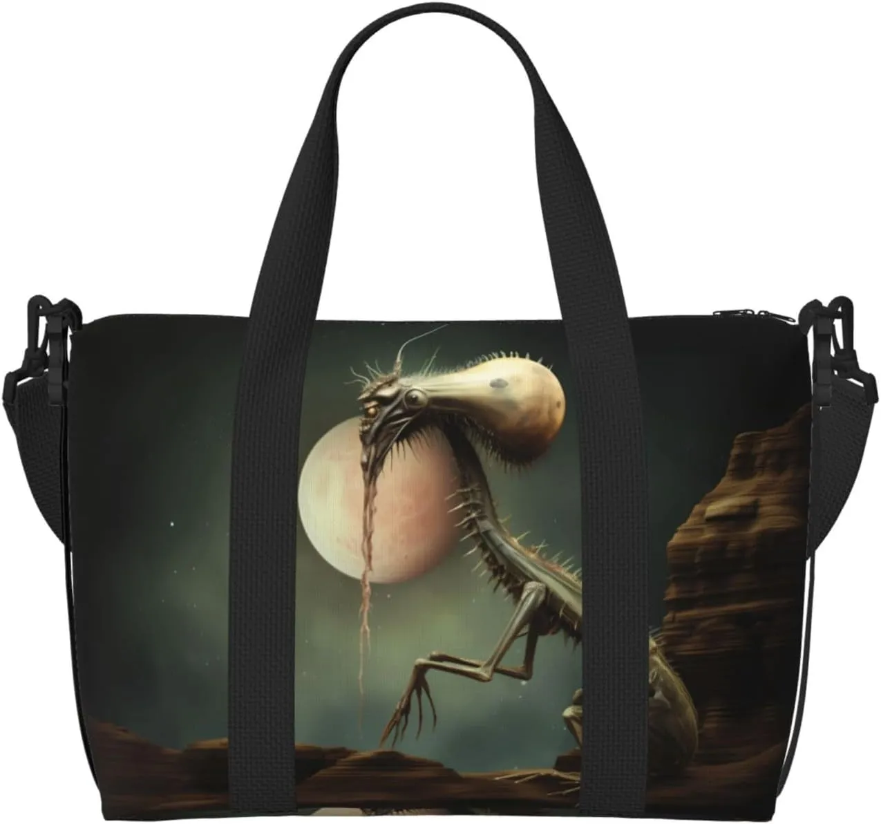 Phayah Gobi Beasts Crossbody Travel Bag Overnighter Duffel Bags Carry On Size Ideal For School Or Overnight Travel Bag