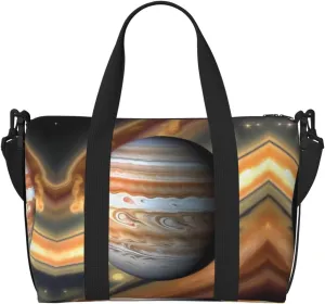 Phayah Jupiter Landscape Travel Duffel Bag,Sports Tote Gym Bag,Shoulder Weekender Overnight Bag For Women