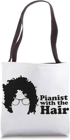 Pianist With The Hair Tote Bag