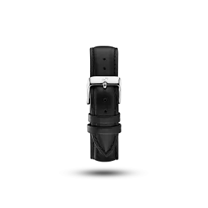 Pin Buckle - Black Leather