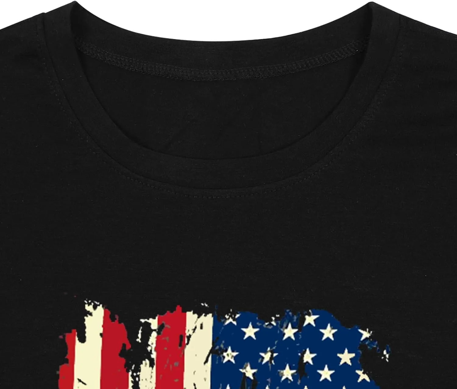 Plus Size American Flag Shirts Women Patriotic Shirts USA Flag Graphic T-Shirt 4th of July Tee Tops