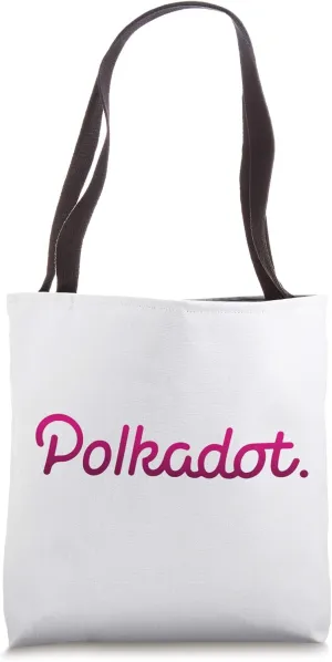Polkadot Cryptocurrency DOT Image Logo Tote Bag