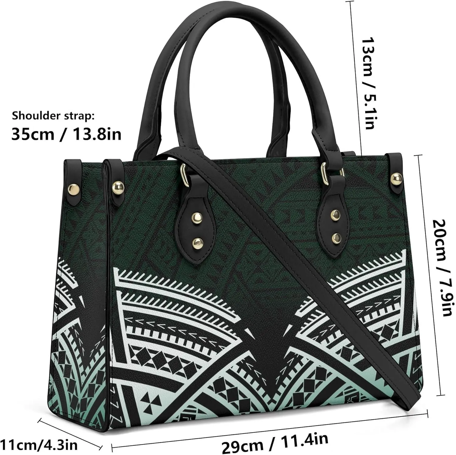 Polynesian Women'S Handbag Samoan Temperament Crossbody Bag Shoulder Bag Custom Handbag Pattern