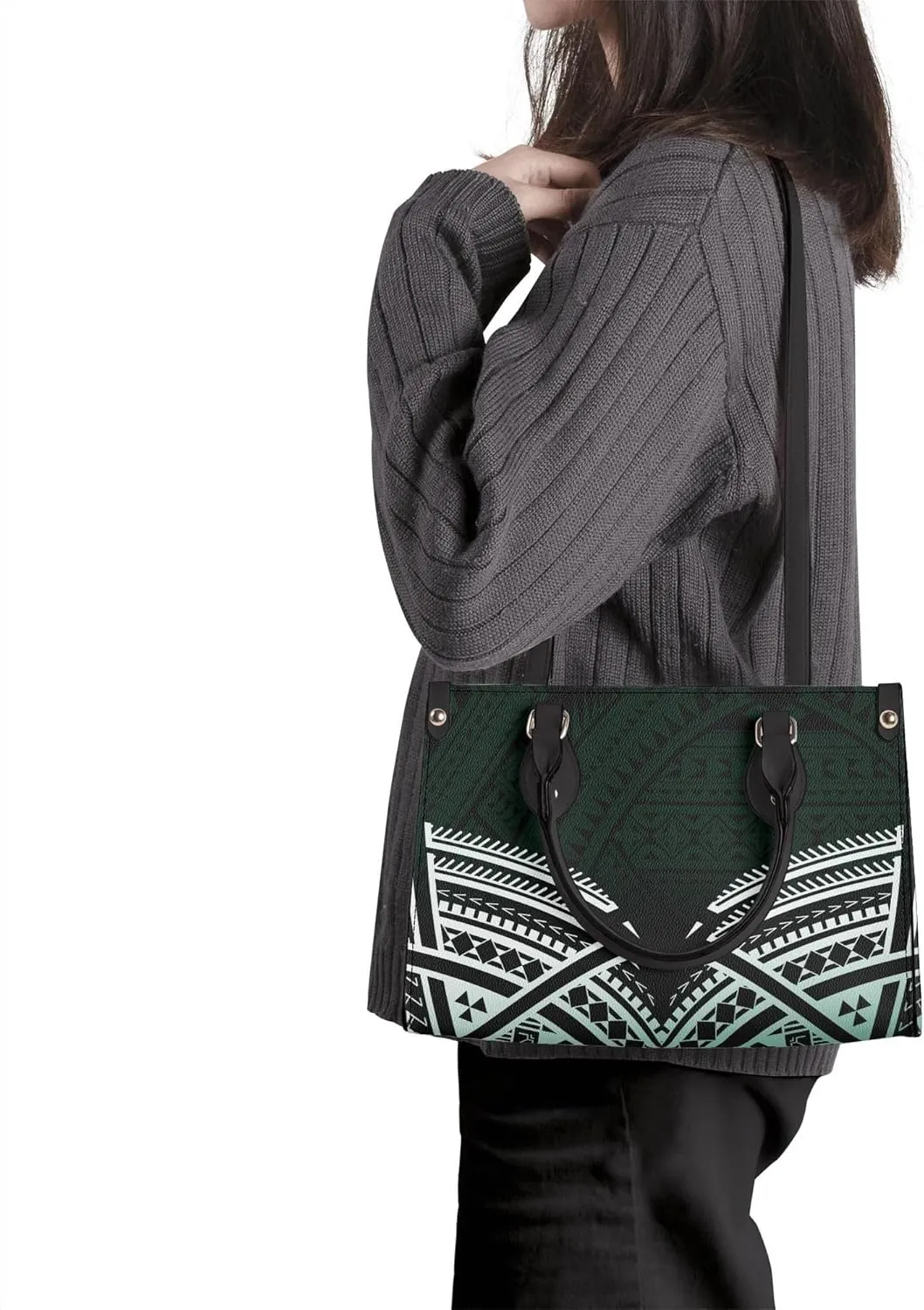 Polynesian Women'S Handbag Samoan Temperament Crossbody Bag Shoulder Bag Custom Handbag Pattern