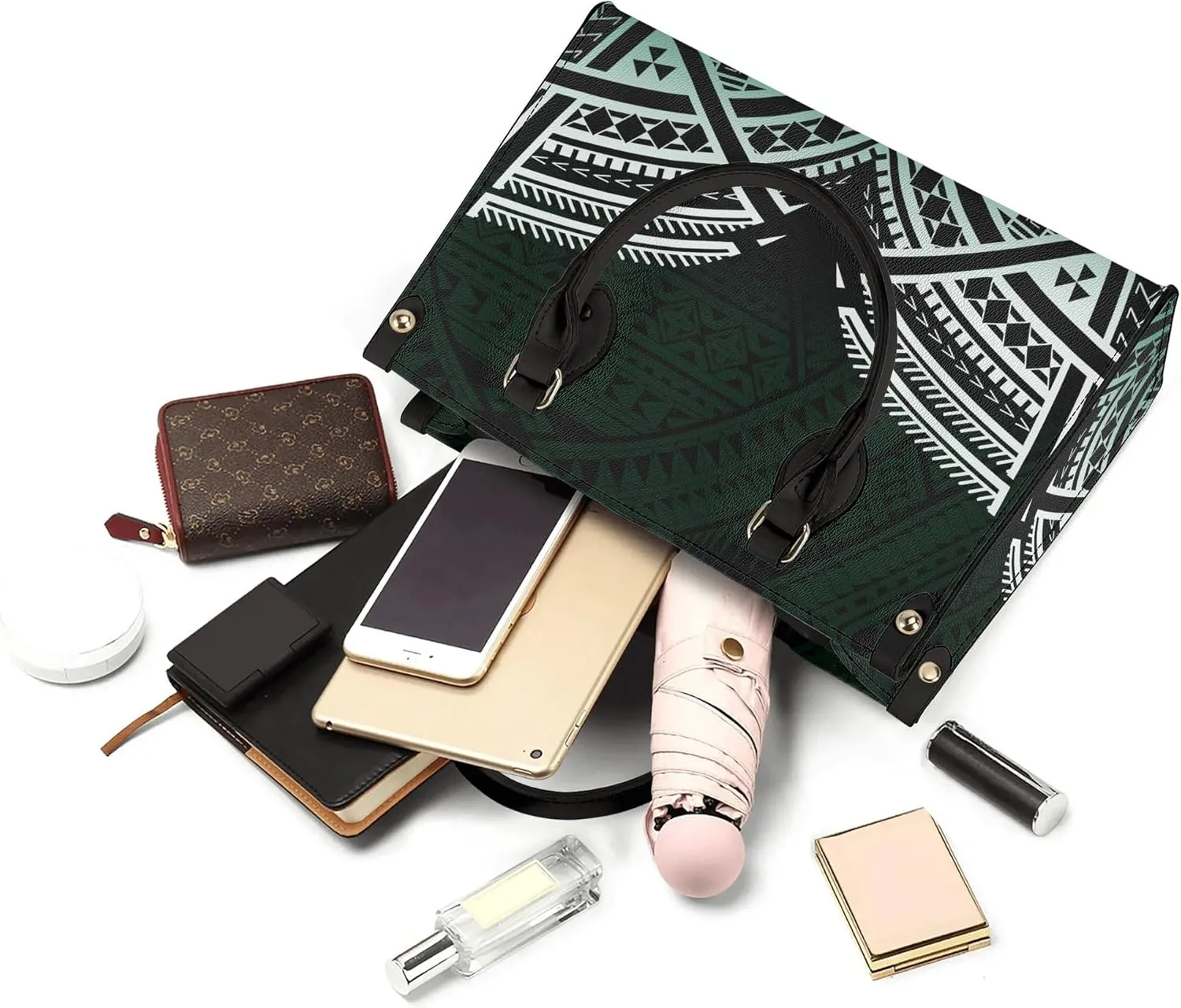 Polynesian Women'S Handbag Samoan Temperament Crossbody Bag Shoulder Bag Custom Handbag Pattern