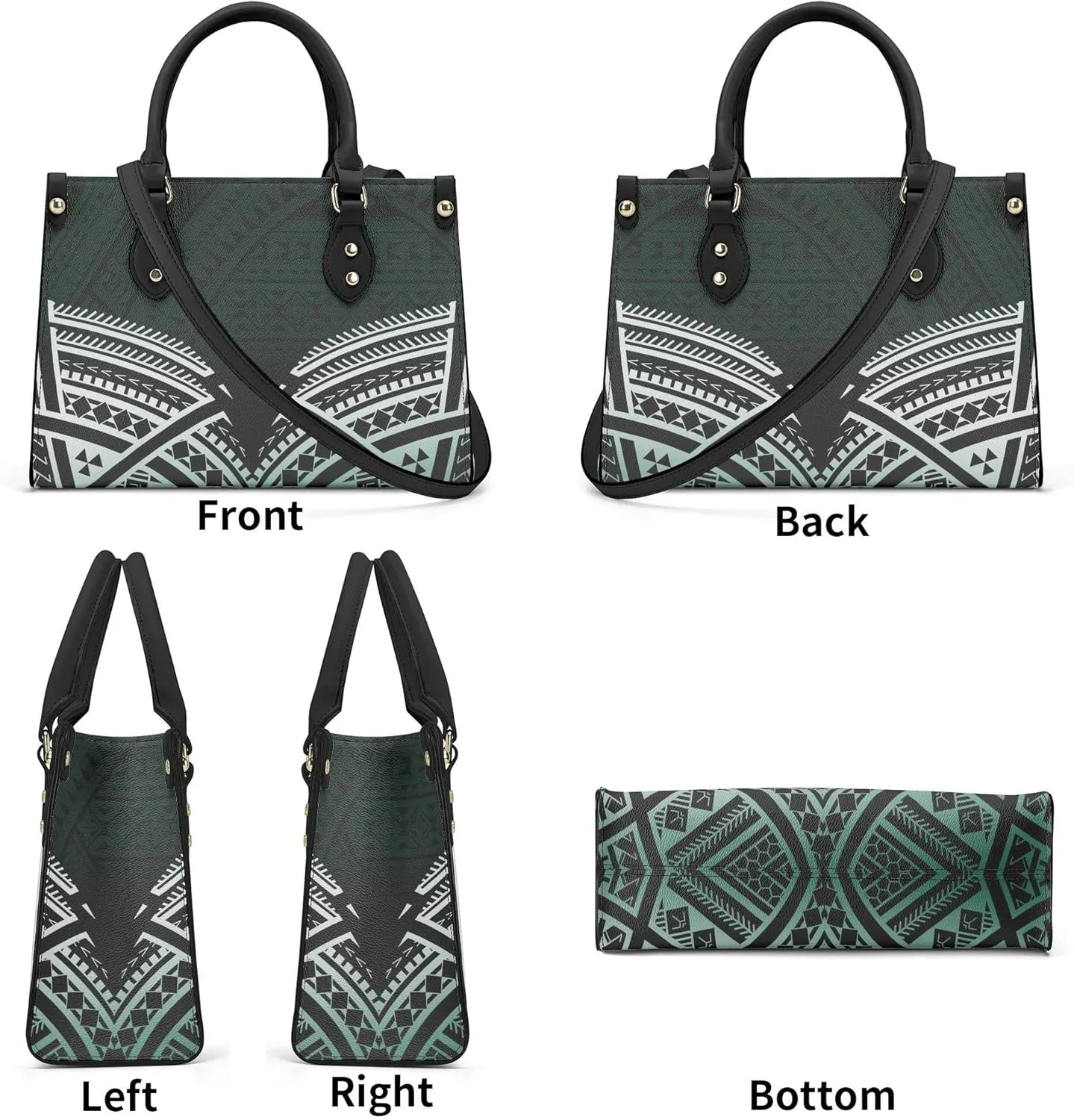Polynesian Women'S Handbag Samoan Temperament Crossbody Bag Shoulder Bag Custom Handbag Pattern